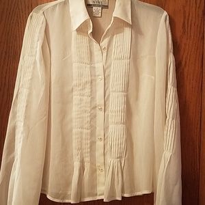 Nine & Company sheer top